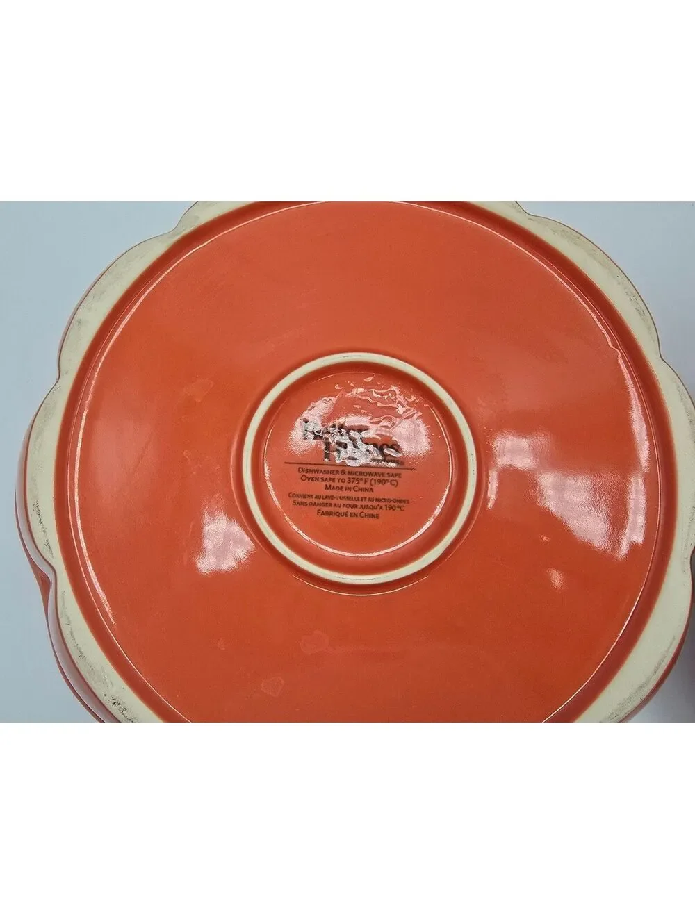 Better Homes & Gardens Stoneware Pumpkin Covered Casserole Fall Dish